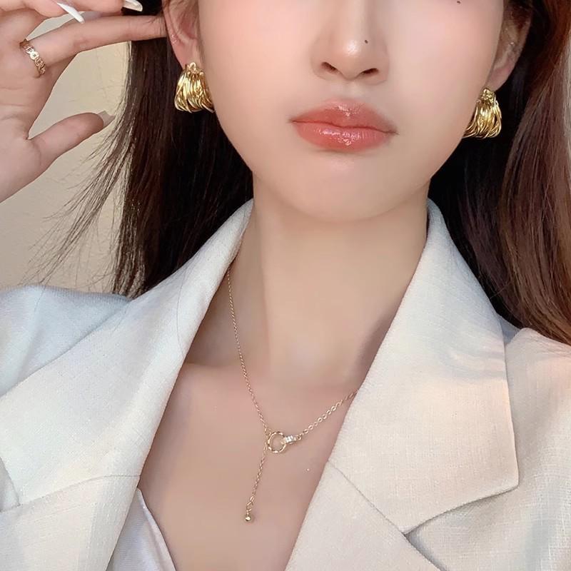 S925 Silver Needle Pearl Flower Earrings for Women - Luxury, Fashionable Korean Style
