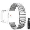 TPU Case+Stainless Steel Strap For Redmi Watch 5 Active Soft Case For Xiaomi Redmi Watch 5 Lite Luxury Metal Watchband Correa
