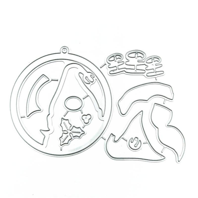 Santa Clause Embossing Die Cuts for Birthday Card Making DIY Craft Scrapbooking