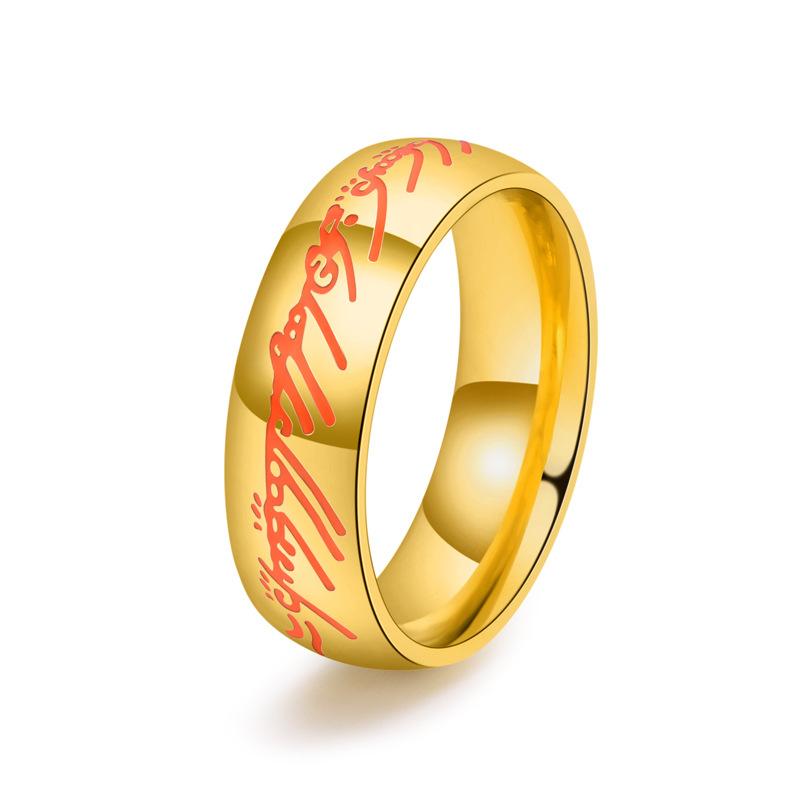 Fashionable and Personalized Luminous Men's Rings, Domineering Jewelry Accessories, 2025
