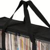 DVD Organizer Bag Non Woven Fabric Material Large Capacity Comic Book Storage for Bedroom Living Room Gift Use