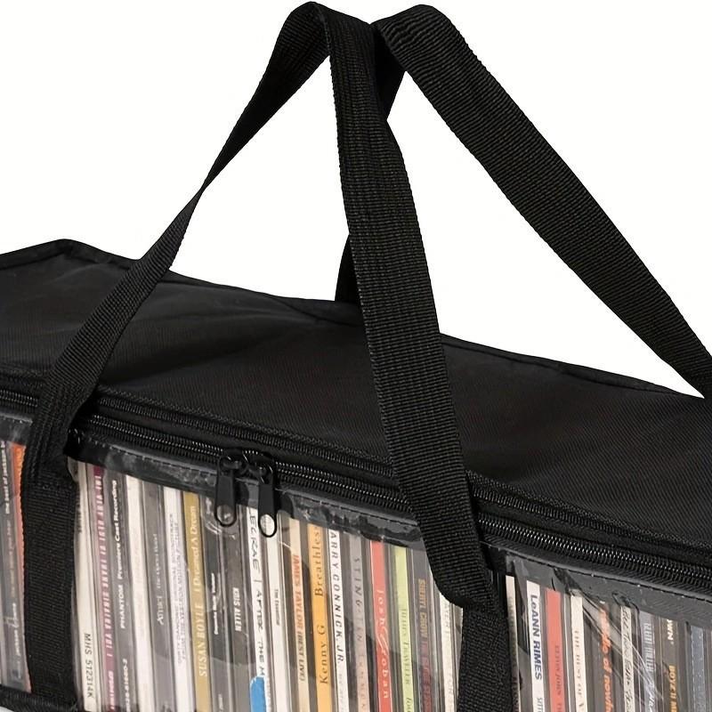 DVD Organizer Bag Non Woven Fabric Material Large Capacity Comic Book Storage for Bedroom Living Room Gift Use