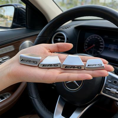 AMG Auto Lenkrad Aufkleber Dekorabdeckung Für Mercedes Benz AMG GLC W203 W206 W220 W205 W211 W212 W201 W210 W108 W168 W124