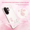 KADEM For vivo S30 Pro mini 5G Case Flower Rhinestone Decor TPU Phone Cover