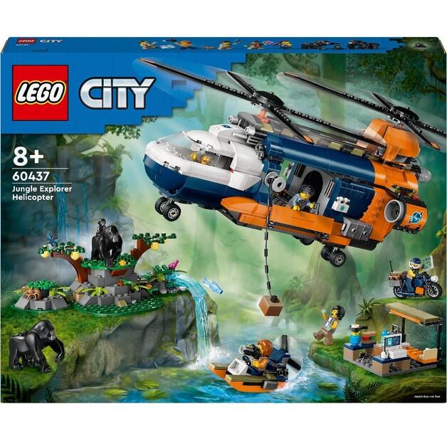 LEGO City 60437 Jungle Explorer Helicopter At Base Camp