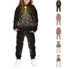 Kids Christmas Print Hoodie Set - Children's Hooded Pullover Top for Boys and Girls