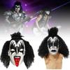 Gene Kiss Simmons Full Mask Rock Band Halloween Cosplay Props Material Latex