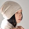Women's 100% Pure Cashmere Double-Layer Knitted Hat - Warm & Fashionable for Autumn/Winter