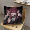 1pc The Vampire Dies In No Time Pillow Case Fashion Square Pillowcase Bedroom Sofa Room Ins Decoration Leisure