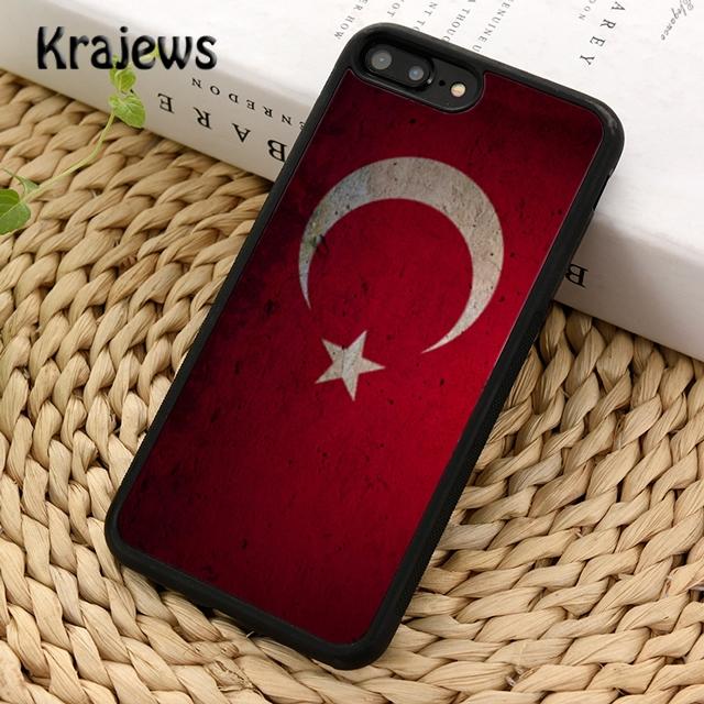 Krajews Flag of Turkey Istanbul Phone Case Cover For iPhone 17 Air 16 15 14 Plus 11 12 13 Pro Max Plus Coque Fundas