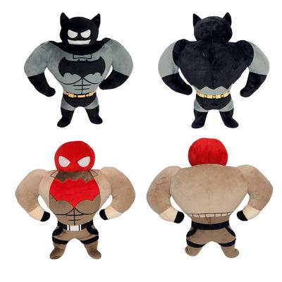 Nuevo Jason Todd Presumiendo Músculos Pectorales Peluche Lindo Capucha Roja Jason Todd Relleno Muñeco Almohada Juguete de Batman Regalos Especiales de Vacaciones