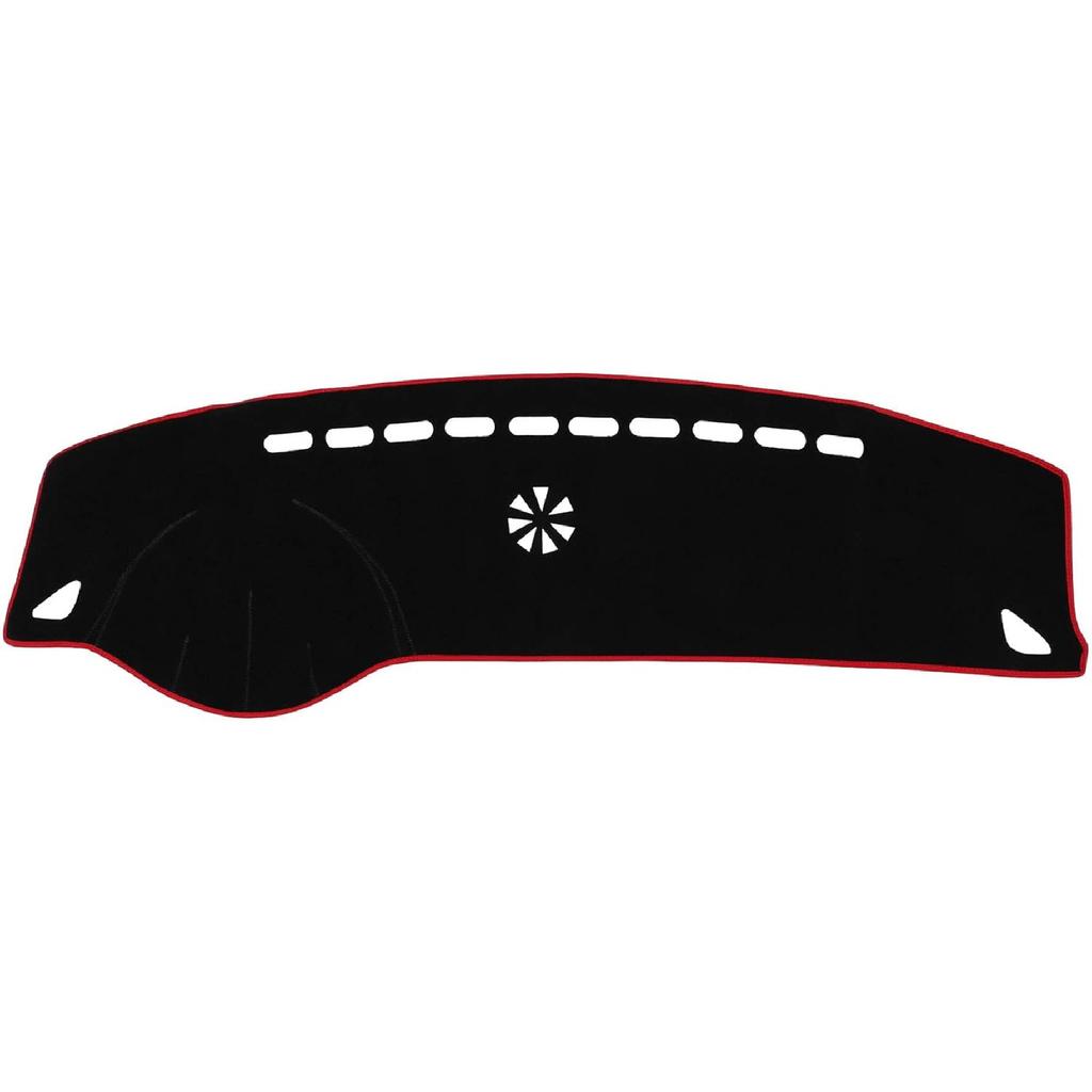 Dash Cover Compatible for Hyundai Azera 2006-2011, Non-Slip Dash Cover Mat Polyester Black Front Dash Cover Mat