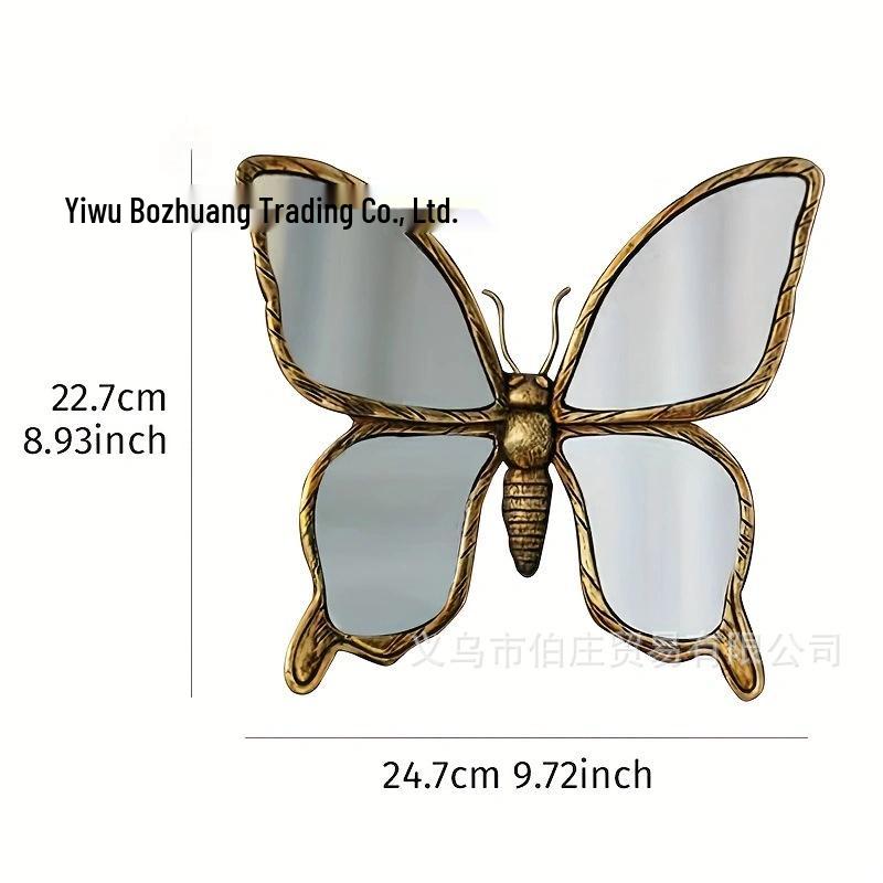 Retro Distressed Resin Dragonfly Pendant: Creative Butterfly Wall Decoration