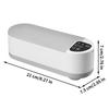 Jewelry Cleaner Portable Glasses Jewelry Cleaner Machine 2 Modes Rechargeable Cleaning Supplies for Eyeglasses Denture Retainer