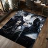 1Pc Black Butler  Rug - home decoration Carpet For Living Room Bedroom Flooring Computer Chair Area Rug