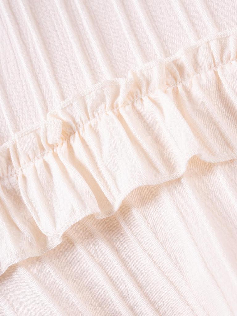 2025 Girls' Sleeveless Ruffle Shorts Set - Lightweight and Breathable for Summer