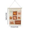 Wall Mounted Storage Bag Over Door Hangable Organizer Multi Pockets Creative Dormitory Storage Pocket For Hair Accessories