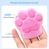 1Pcs Cat Paw Silicone Facial Cleansing Brush Soft Elastic Face Scrubber Deep Pore Exfoliating Makeup Brush Skin Care Beauty Tool