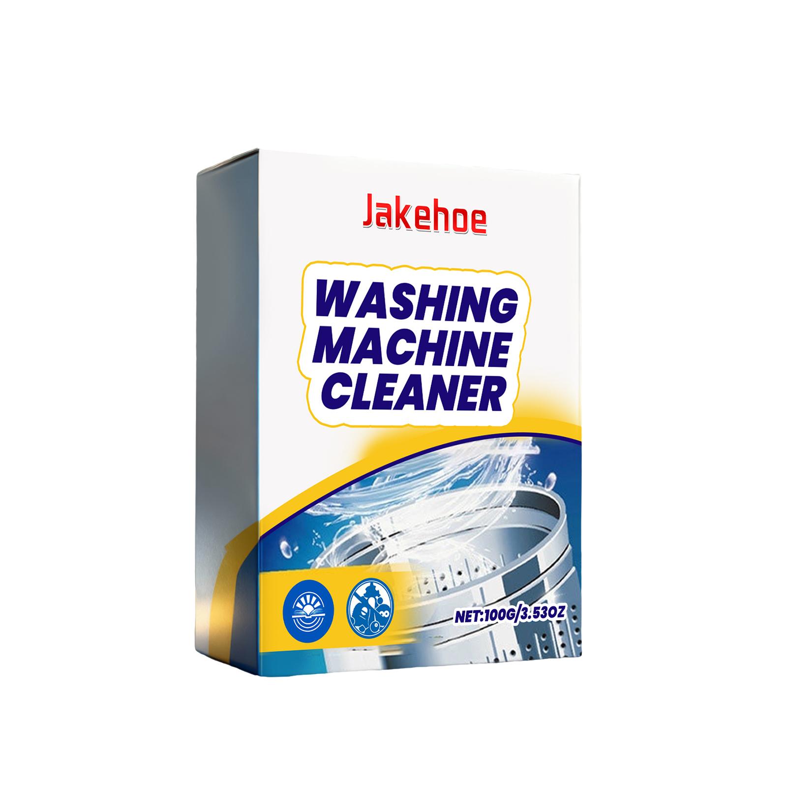 Jakehoe Washing machine tank cleaning powder Removes dirt, residue, and odors, universal cleaning powder for washing machines 100g