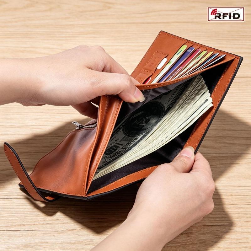 Portable anti-theft premium passport storage overseas multi-functional wallet ID bag