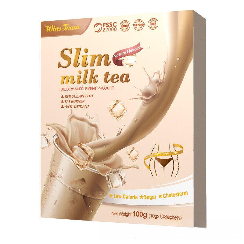 Genuine Slim Milk Tea Original Tea Belly Fat Burning Weight Loss Detox Tea 100g