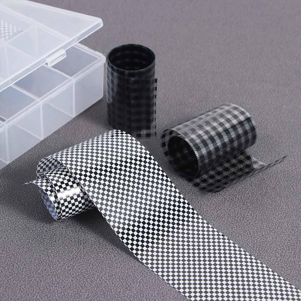 Checker Board Manicure Nail Art Decorations Nail Art Stickers Nail Foils Checkerboard Nail Stickers