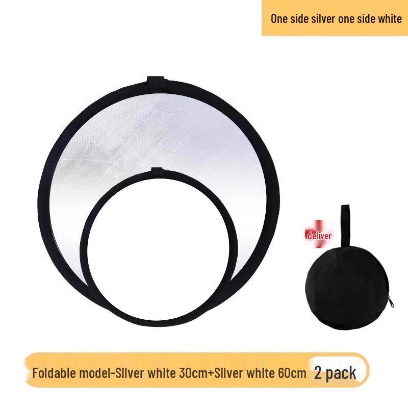 Mini Foldable Reflector & Fill Light Board for Outdoor Photography and Selfies