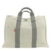 Used Tote Bag New Fool ToeMM Tower Ash Light Gray Black Classic