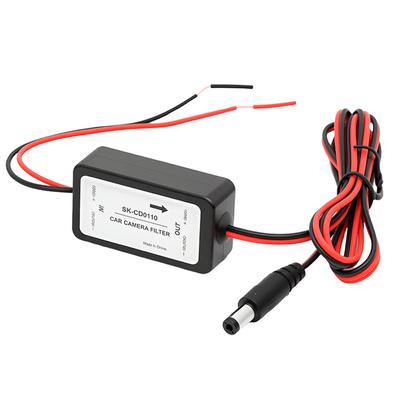 Car Backup Camera Voltage Regulator Filter, Eliminate Interference Lines, DC Plug Design Stabilizer for Car Reverse Camera