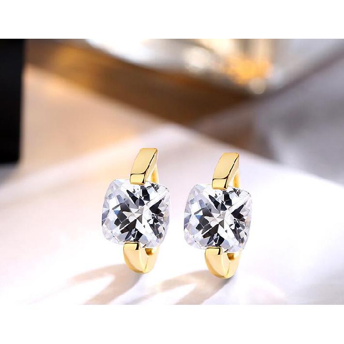 925 Sterling Silver Stud Earrings AAA Zircon For Women High Quality Exquisite Student Girlfriend Jewelry Accessories Heart GiftGood Product