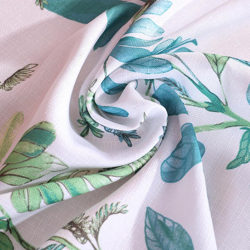 Small Fresh Tablecloth Plant Flower Tablecloth Household Rectangular Cotton And Linen Table Cloth Cover Cloth