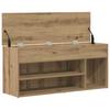 Shoe Bench Artisan Oak 102 x 30.5 x 45 cm Engineered Wood