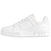 Louis Vuitton Trainer Leather Low Top Skateboard Shoes Women's White 1AC29O