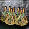 Big Broom Natural Amethyst Life Tree Halloween Peacock Feather Eye Altar Ornament  Witch Mini Broom Home Decoration Handicrafts