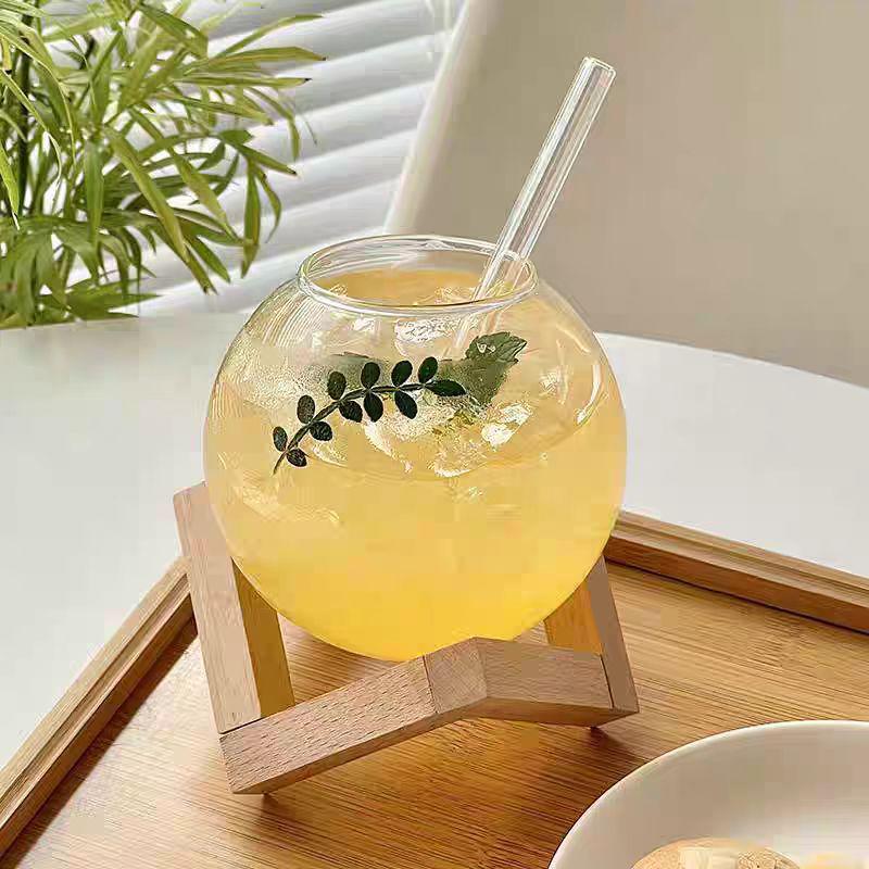 Personalizovaný hrnek Měsíc z vysoce borosilikátového skla - Sklenice na víno, kávu nebo džus Suvenýr