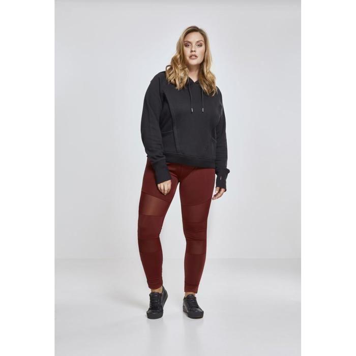 Legging femme grandes tailles - Urban Classic - Mesh - Élastique - Couleur rouge - Coupe loose