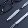 Metal Retractable Ballpoint Pen, Retractable Ballpoint Pen Multicolor Ballpoint Pen 1.0mm, Write Smoothly for Office