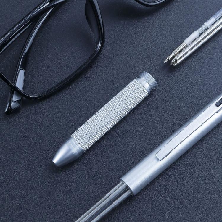 Metal Retractable Ballpoint Pen, Retractable Ballpoint Pen Multicolor Ballpoint Pen 1.0mm, Write Smoothly for Office