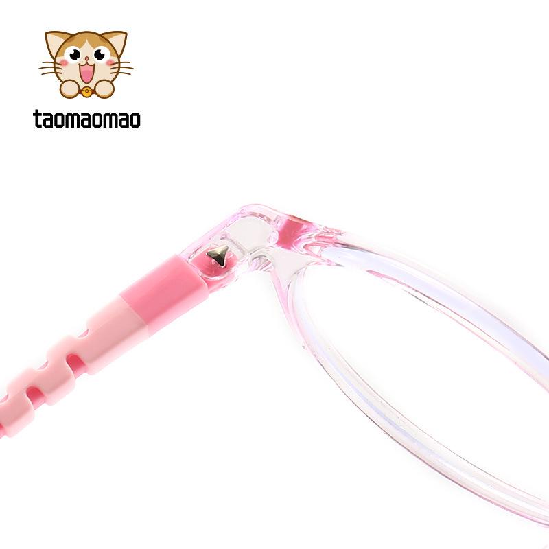 New Kids' Anti-Blue Light Silicone Eyeglass Frames, Versatile for Students, In Stock