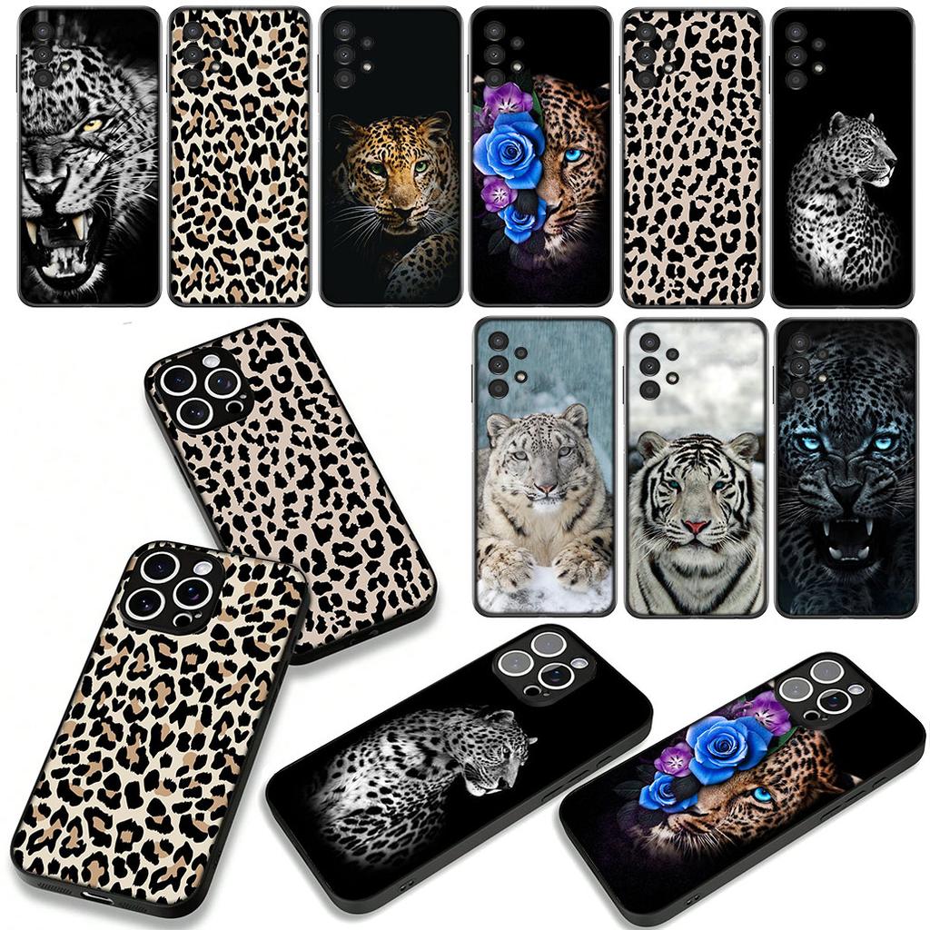 Cover for Samsung Galaxy A07 A13 A12 A14 A23 A42 A50 A51 A52 A53 A70 A71 A72 A21S A04 Note 20 9 8 10 Case Snow Leopard Animal