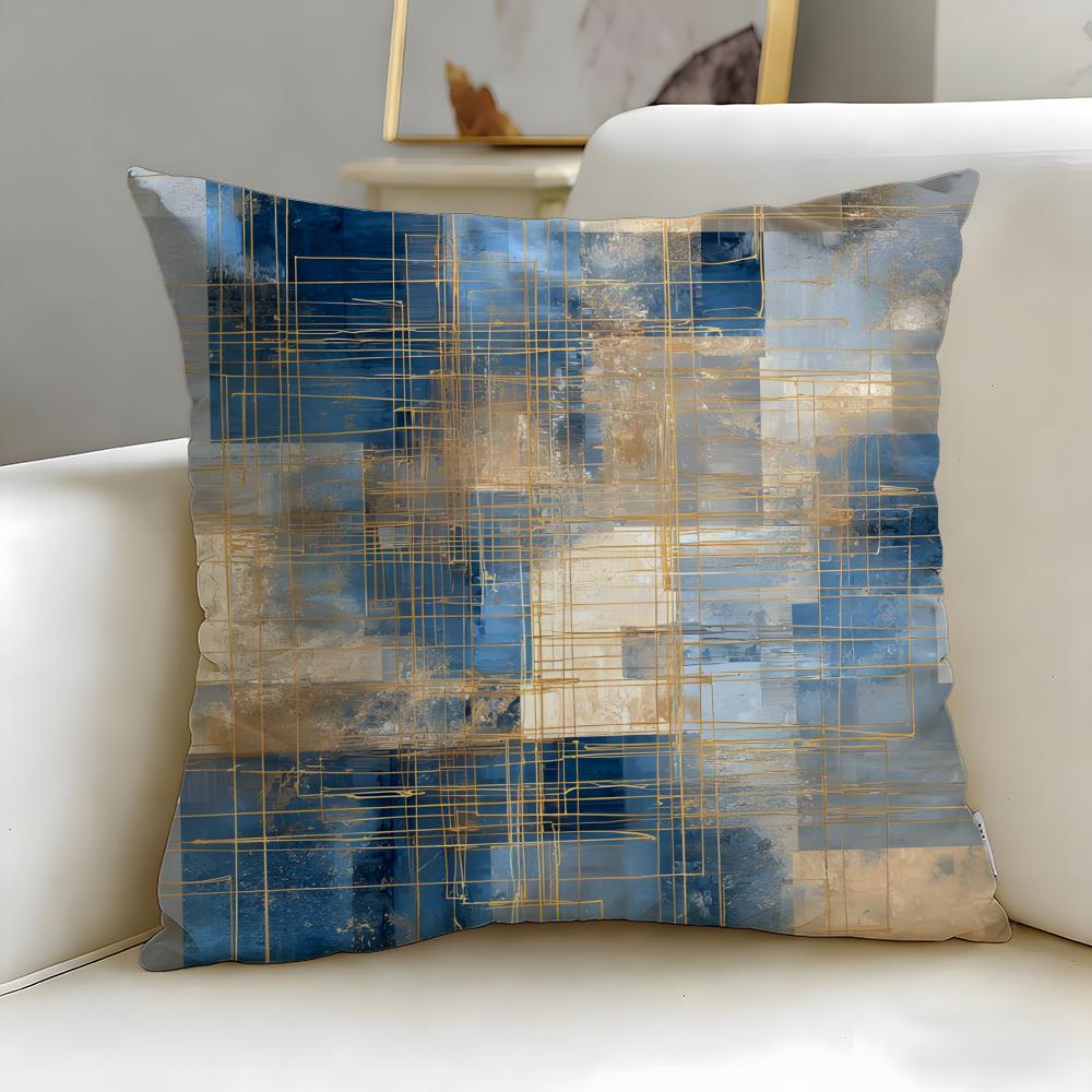 Street Graffiti Texture Cushion Cover Soft EasyWash Pillow Case Versatile for Couch Bed Travel and Office