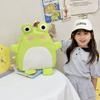 Neuer Bunter Cartoon-Frosch-Design Kinderrucksack Süße Nylon-Schultasche Für Jungen Und Mädchen