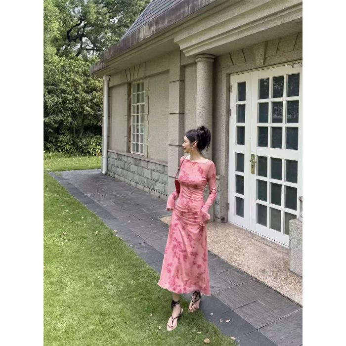 2026 Spring Collection: Stunning French Print Dopamine Dress - This Year s Trendy Summer Beauty Large
