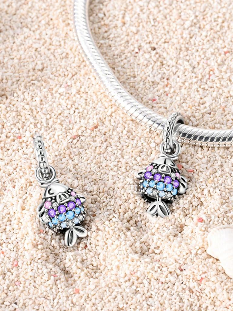 Charms Plata Colorful Butterflies Elephants Beadscopper Plated Fit Copperoriginal Bracelet For Jewelry Making Diy Charm