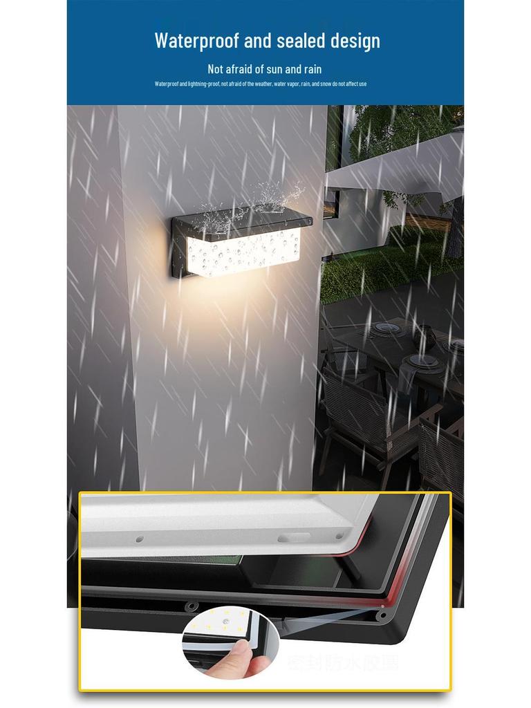 Waterproof Wall-Mounted Outdoor Light for Corridors, Staircases, Balconies, and Bathrooms.