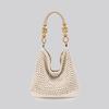 Summer 2026 Women's Artistic Woven Beach Tote – New Chinese Style Single Shoulder Bag