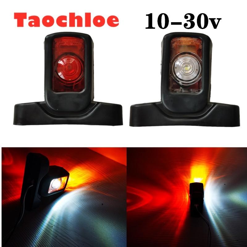 1 pereche 10-30v LED lumini laterale de contur lampă de tulpină lampă de marcare lampă E8 E-MARK remorcă camion camion tractor autobuz lumini