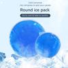 1Pc 7Cm Or 10Cm Round Shape Reusable Ice Cold Gel Pack Therapy Microwaveable Heat Pain Relief For Cold & Hot Therapy Bags