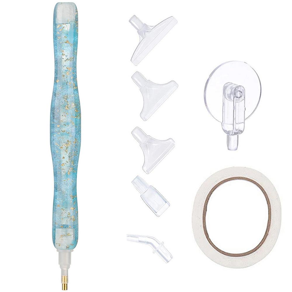5D Glitter Diamond Painting Pen Rubber Roller Point Drill Pens Multi Placer Tips Kits Diamond Embroidery Cross Stitch DIY Craft