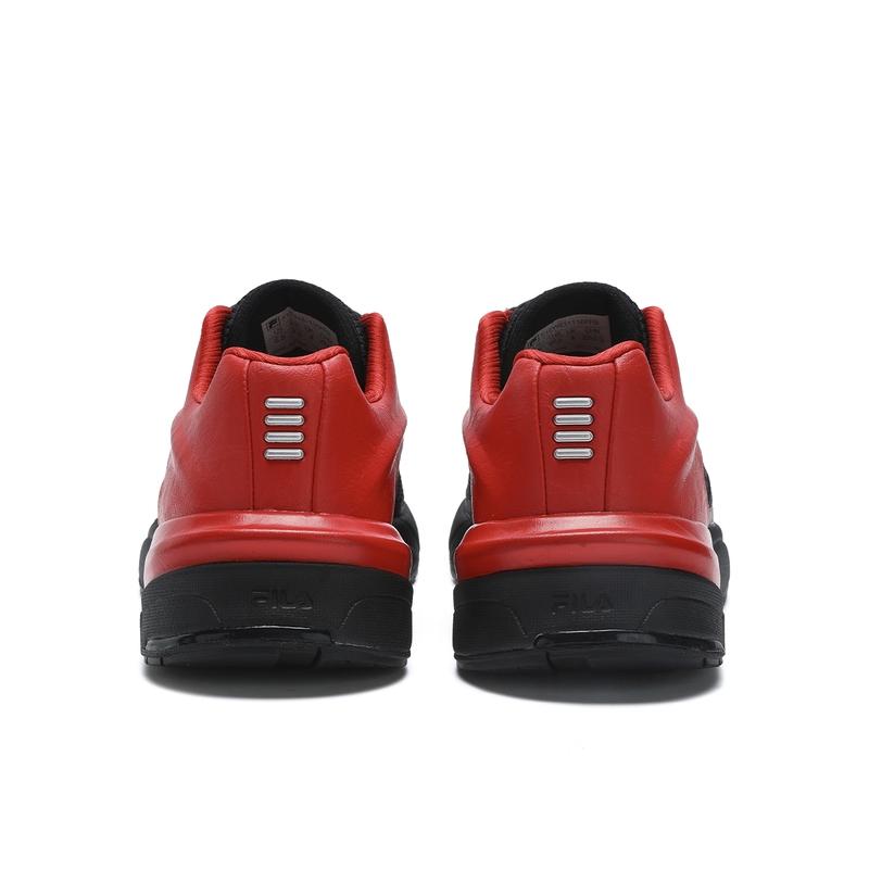 Fila Couple Matching Versatile Fashion Low-Top Casual Shoes Women Sneaker Fire-Red Black F12W431116FFB